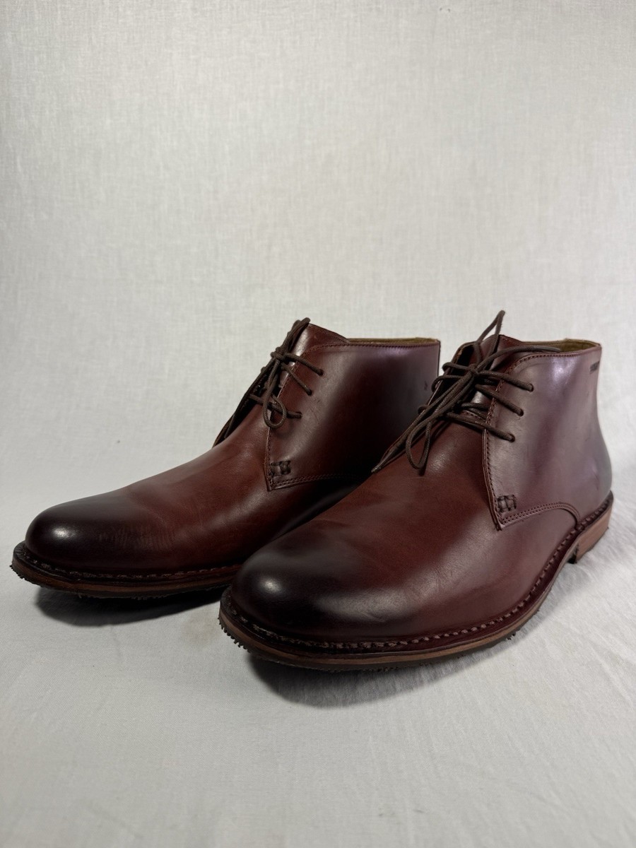 SEBAGO TREMONT SMOOTH BROWN CHELSEA SEMI FORMAL BOOTS MENS  display picture 1