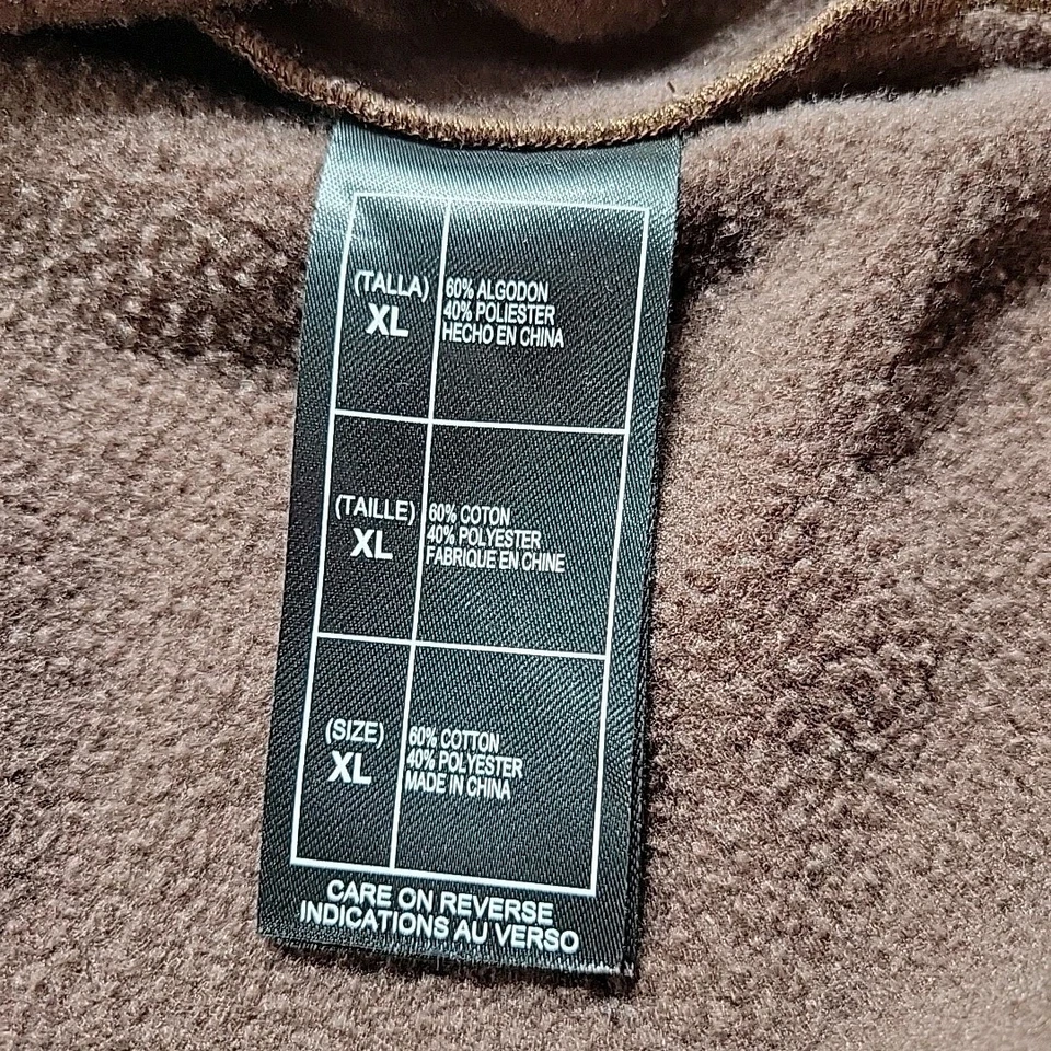 Chaqueta Star Wars Galaxy's Edge Talla XL Marrón Cremallera Completa Resistencia Rebelde Vellón Foto 4 de 4