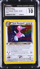 2002 POKEMON NEO DESTINY 1ST ED HOLO #8/105 DARK PORYGON2 CGC 10 on eBay