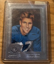 2003 Donruss Gridiron Kings Silver Framed Doak Walker Card #156 s/n 150/150