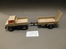 Matchbox Superkings K-30 Mercedes Unimog & Trailer  (262)