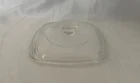 Vintage Pyrex 7" x 7" Square Clear Glass Casserole Replacement Lid