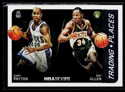 2014-15 Hoops #5 Gary Payton / Ray Allen Trading Places