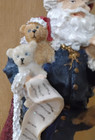 Young's Inc, 2002 Resin Santa w/Teddy Bears & Nasty/Nice List--9.75" Figurine — photo 5
