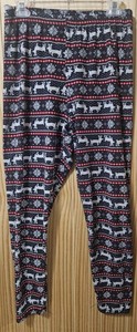 Bobbie And Brooks Plus Size 2x Christmas Leggings