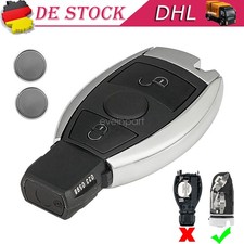 2 Tasten Schl&uuml;ssel Geh&auml;use f&uuml;r Mercedes Benz W204 W205 W212 W221 W222 R172 W639