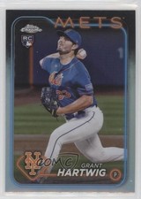 2024 Topps Chrome Refractor Grant Hartwig #45 3v8
