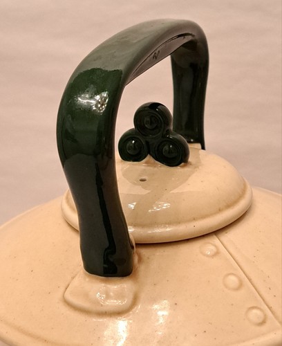 Vintage 1955 Metlox California Poppytrail Provincial Green Rooster Teapot w/Lid - Picture 14 of 23