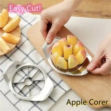 New Apple Corer Stainless Steel Slicer Cutter Chopper Peeler Easy Cut Fruit US