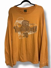 Vintage Timberland 73 Long Sleeve Shirt XXXL USA Made Y2K Boot Logo Tee
