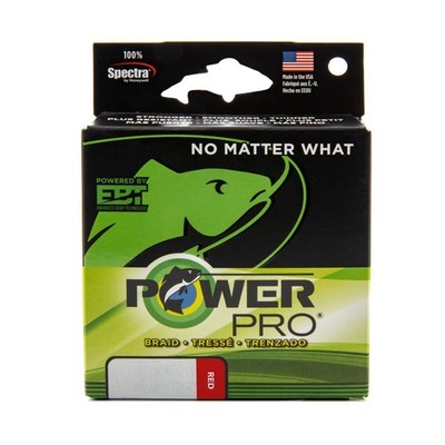 PowerPro  Braided Fishing Line - Vermilion_Red - 30lb - 500yd/455m (211003005...