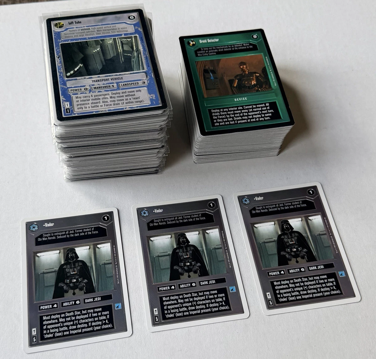 Star Wars CCG Collectible Card Game Mixed Card Lots for sale - eBay