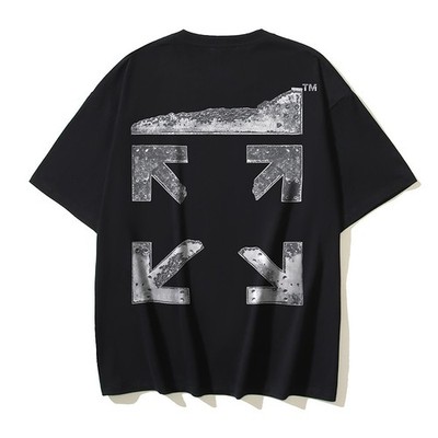 Off White T-Shirt Black / White S-M-L-XL