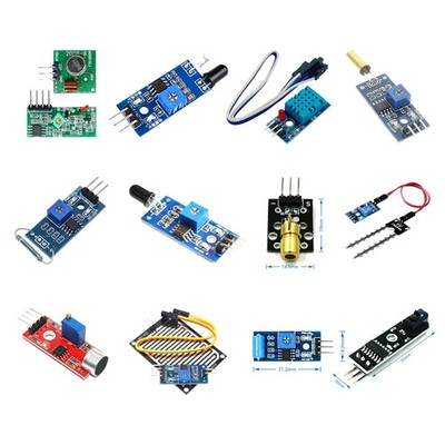 Sensor Modul Paket für Raspberry Pi Arduino Vibration Temperatur Regen