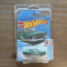 Hot Wheels HW Imports 510 Datsun 1971 super treasure hunt with protector