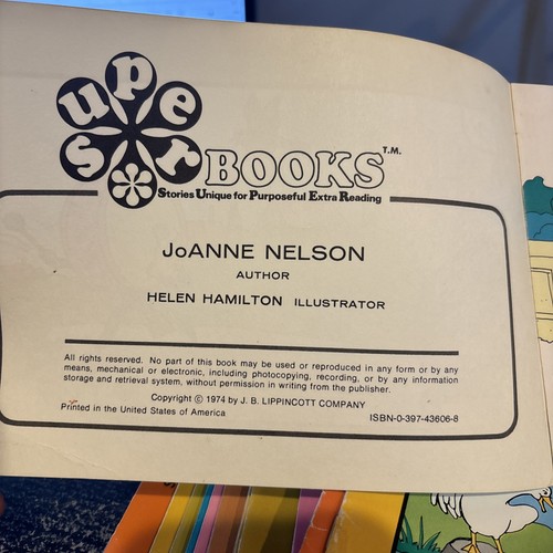 Super Bücher Lesen lernen 36 Bücher Joanne Nelson. 1974 J B Lippincott Leser - Bild 3 von 12