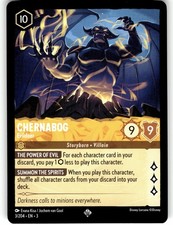 Chernabog 3/204 Disney Lorcana Into the Inklands Super Rare NM