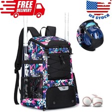 Baseball Bag for Youth and Adult, Softball Backpack 40L Large Capacity, Bat Back