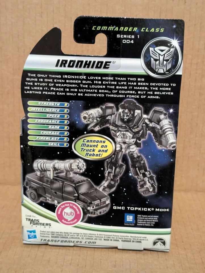 Htf Series 1, 004, Transformers Dark of the Moon Cyberverse Ironhide 2011 Sealed - Image 2 of 4