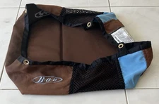 BOB Stroller Revolution Single Stroller Blue Brown - Lower Basket Lowboy.