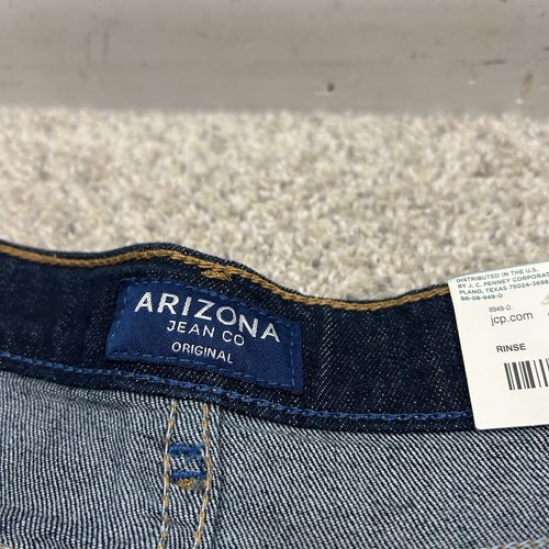 Arizona Jeans Co Original Straight Leg Denim Size Boys 20 Husky 30X29 New w Tags - Picture 11 of 11