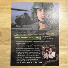 Vintage Army and Citibank Visa Magazine Print Ads Full Page Advertisements 1995