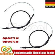 2 x Handbremsseil Seilzug Hinten Links & Rechts für VW Polo 9N Skoda Fabia Seat