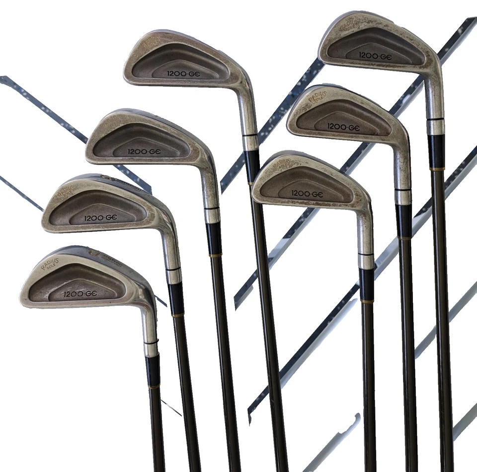 Hierros Wilson 1200 3-8, PW varillas de grafito diestro 5 hierro 38,5" Foto 2 de 4