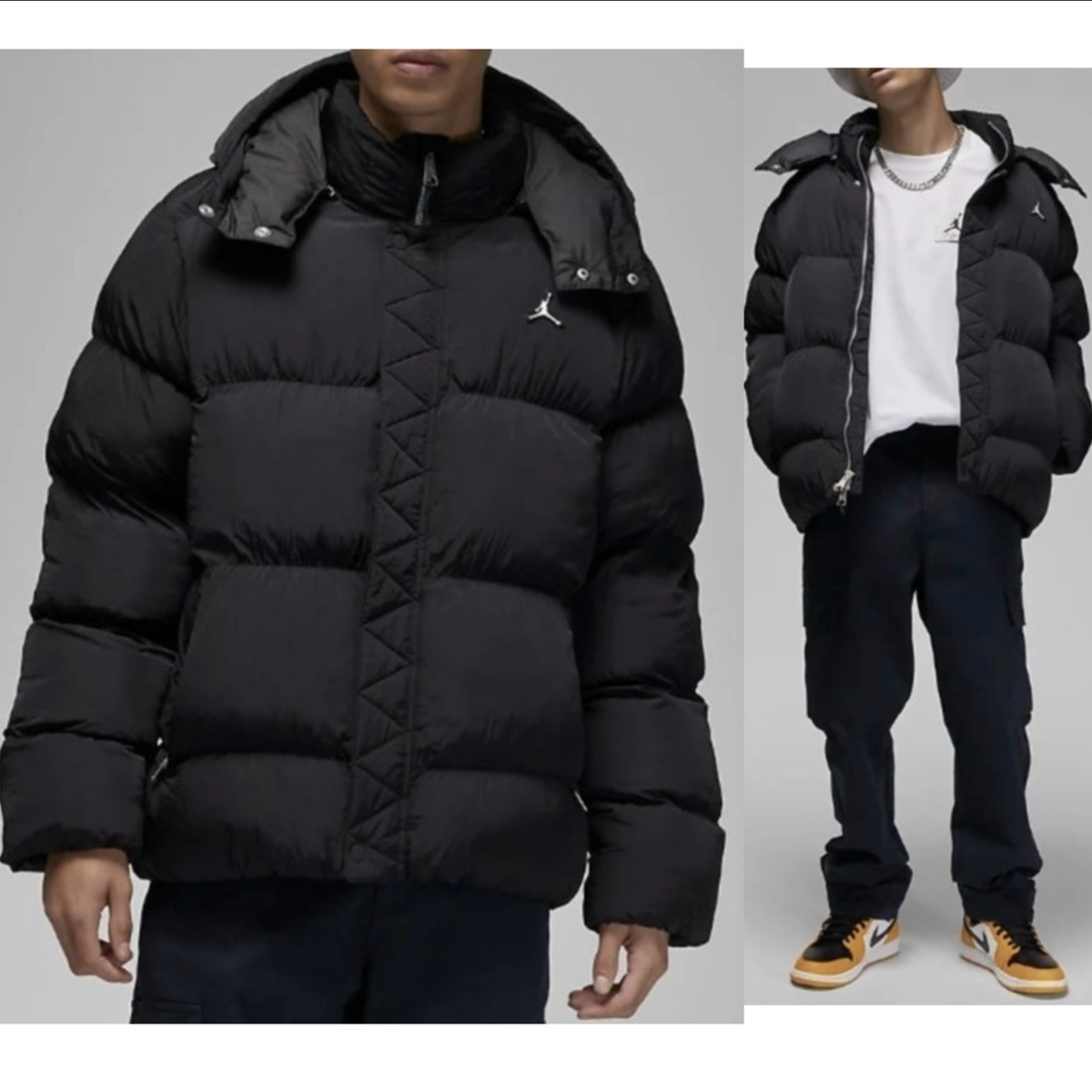 NIKE Jordan Jacket ブラック NIKE】JORDAN ESSENTIAL PUFFER JACKET BLACK XS NEW Ship from AU | eBay