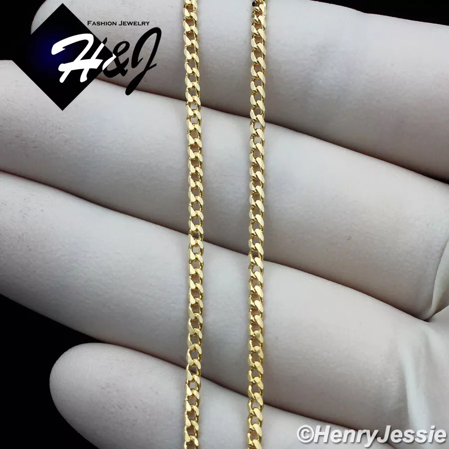 Mens Rose Gold Necklace 5MM 18K Rose Gold Cuban Curb Link -   Gold  cuban link chain, Rose gold chain necklace, Gold chains for men