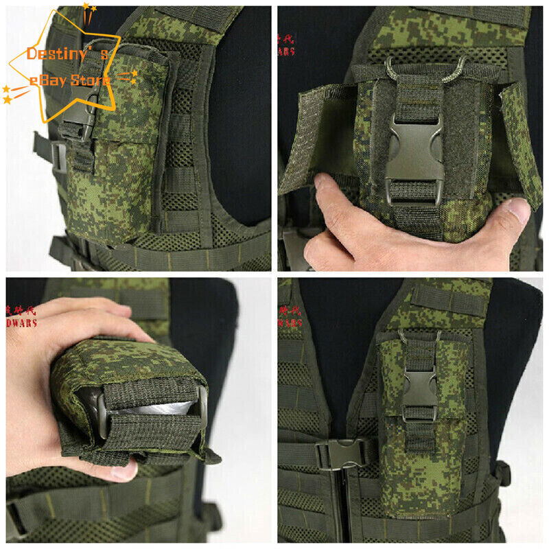 6SH117 Russian Replica Tactical Vest Ratnik AK Combat Equipment EMR Molle Bag