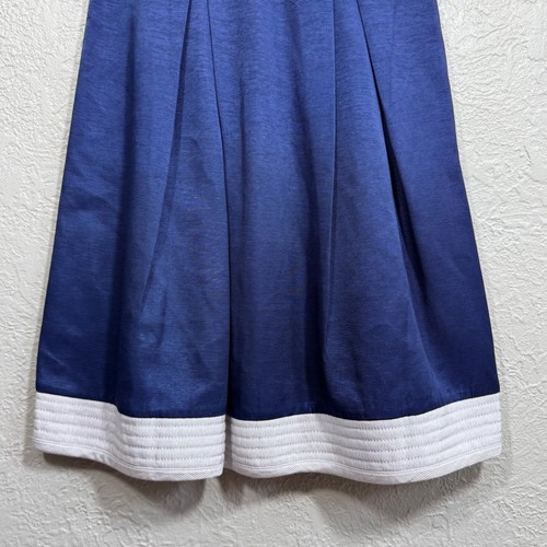 Reiss Teddy Fit & Flare Quilted Dress 2 Navy Gray Designer Quiet Luxury New NWT - Picture 7 of 14