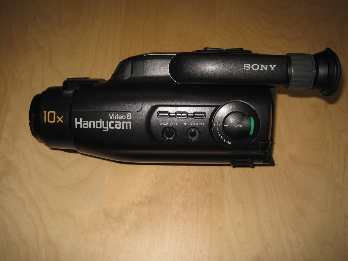 SONY VideoHi8Handycam CCD-SC7 ④ Sony CCD-SC7 LCD Handycam HI-8 8mm Camcoder Video Camera