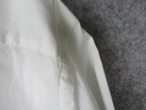 M Missoni Dress Shirt Mens 16 1/2 42 White Cotton French Cuff Pocket Collar - Picture 17 of 18