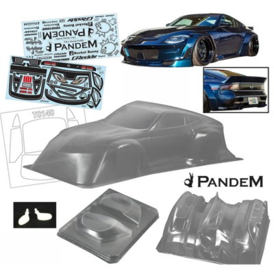 RC Drift Body 1/10 Pandem Niss@n Fairlady 400Z Clear Car Shell for