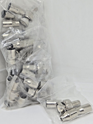 Lot of 10 BNC Connectors With Adapters / Crimp / Unbranded NOS
