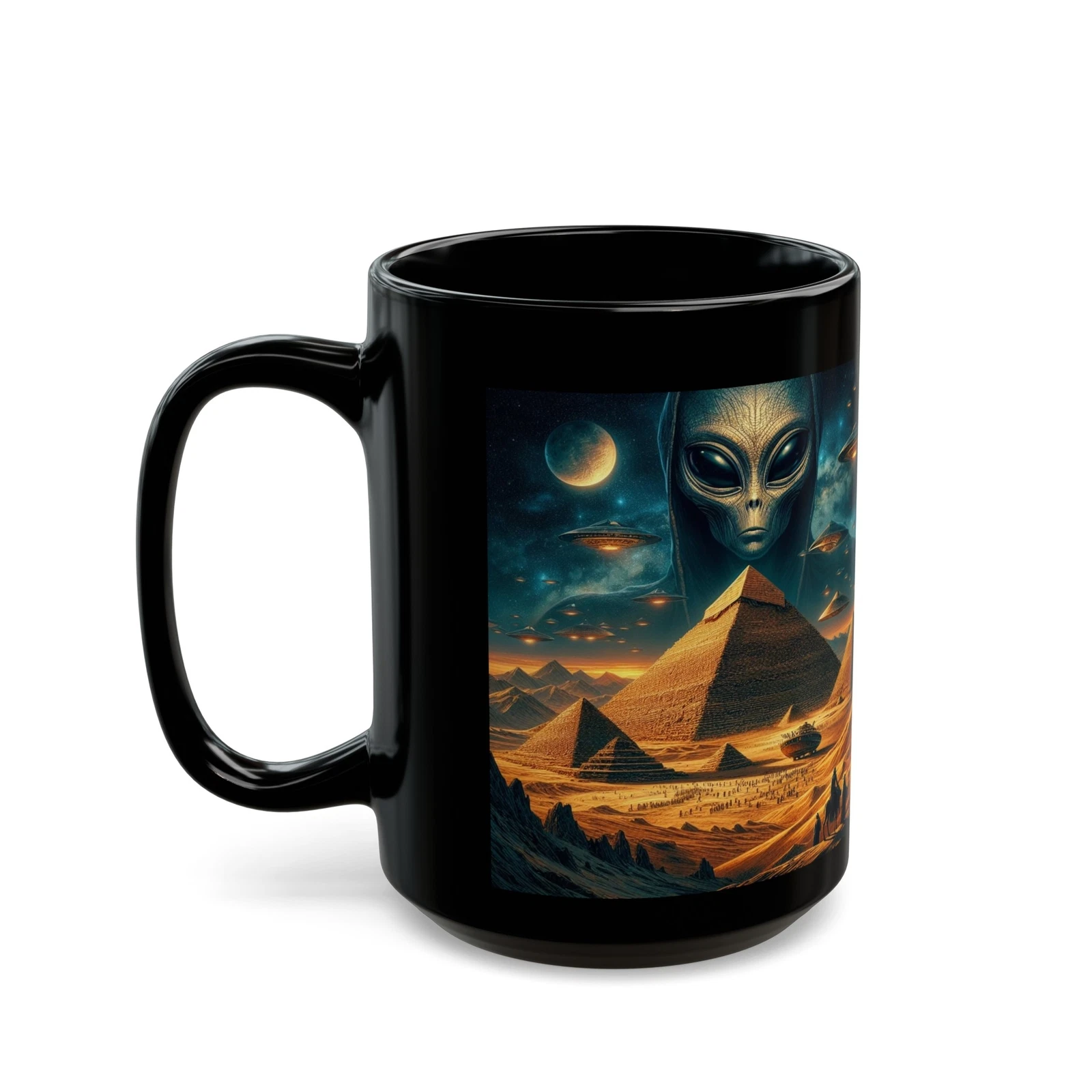 Alien Enigma Egypt Expedition Mug