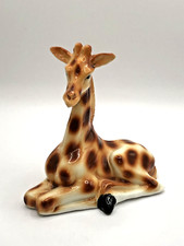 Delightful Vintage Ceramic Baby Giraffe, Glazed, in Near Perfect Condition