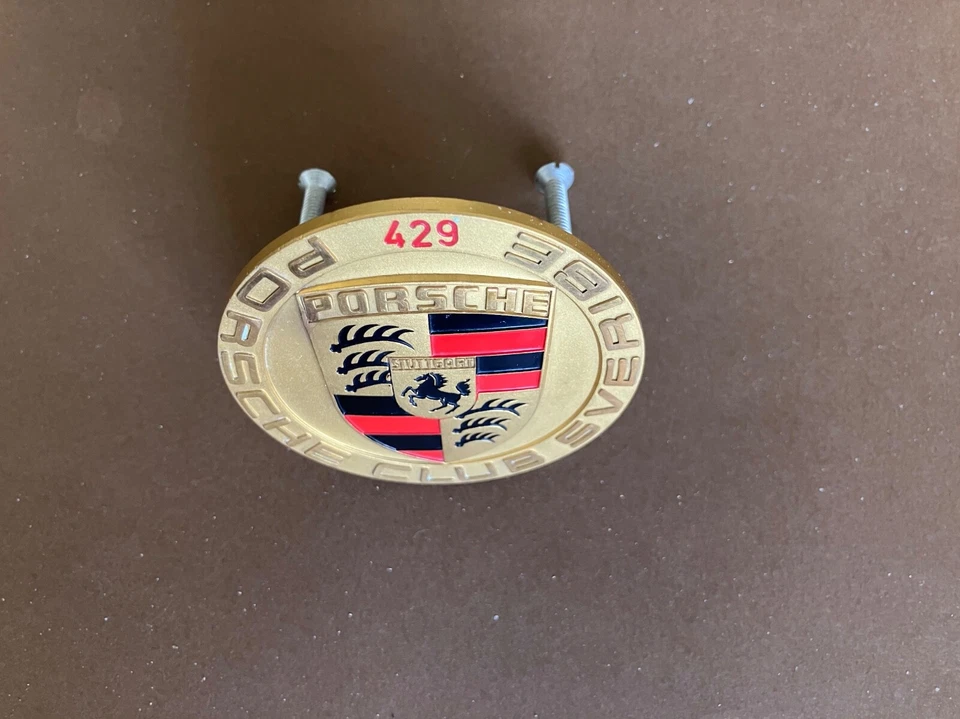 Porsche Club Suecia Sverige Esmalte Rejilla Emblema Insignia 911 912 356 (años 70) Foto 3 de 4
