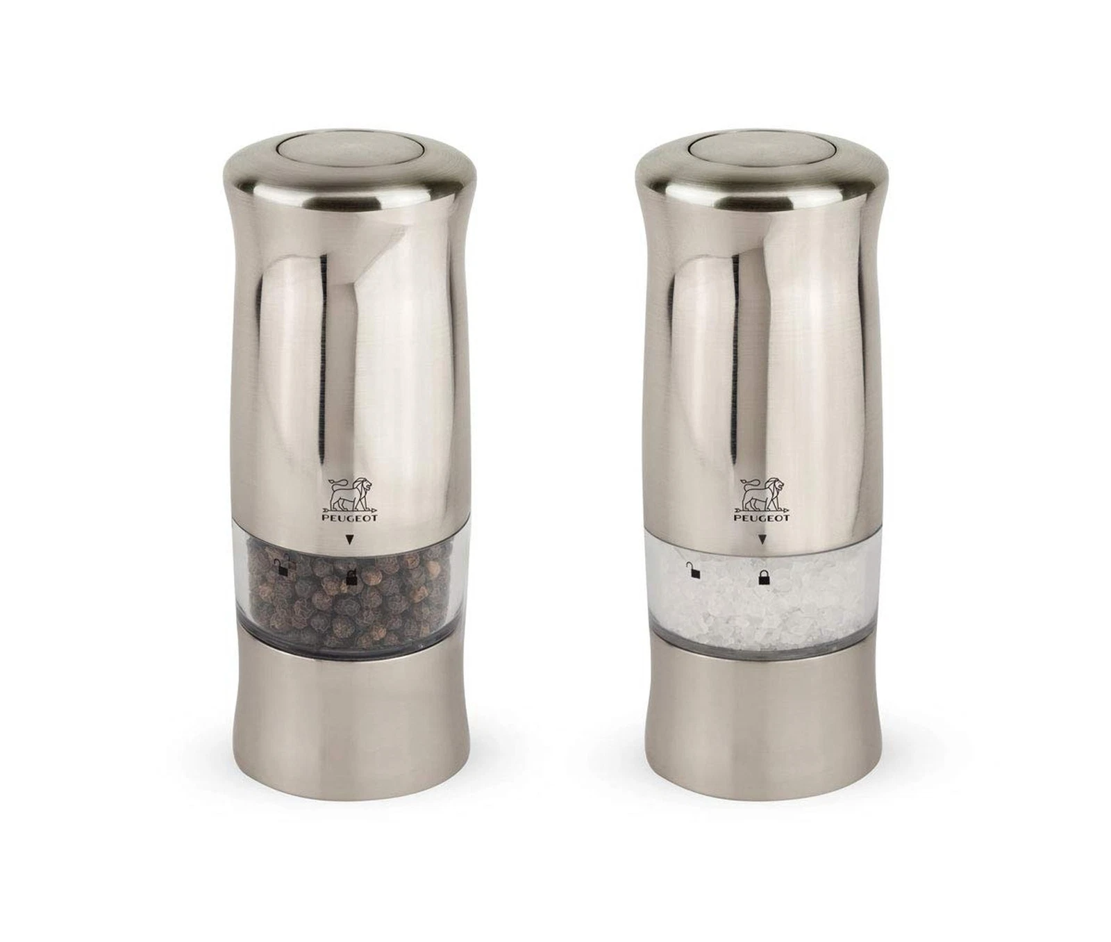 Peugeot Zeli Electric Salt & Pepper Mill Set