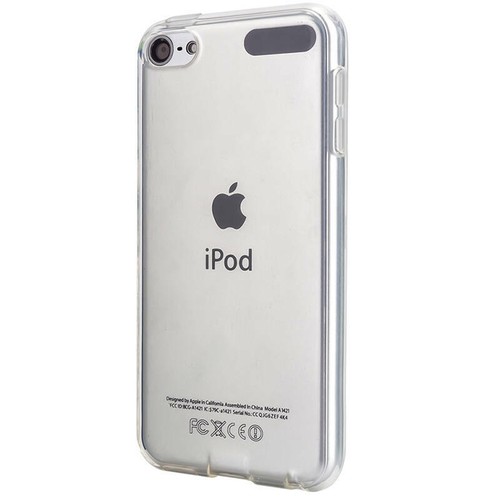 Pour iPod Touch 5 |6| 7 étui - Housse transparente en TPU/noire 5ème 6ème 7ème génération - Photo 1 sur 8