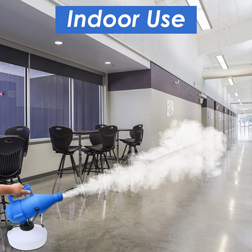 4.5L Handheld ULV Fog Sanitizer Sanitizing Sprayer Disinfectant Fogger Gun Blue - Picture 2 of 12
