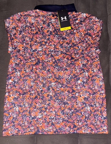 Under Armour Youth Boys UA Performance Printed Polo Multicolor Sz Large UPF40 - Picture 15 of 15