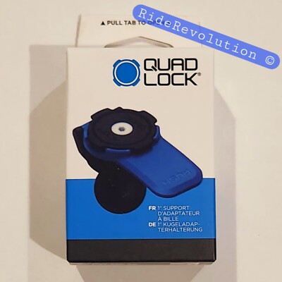 QUAD LOCK Motorcycle 1'' Ball Adaptor - NEW IN BOX (FREE SHIPPING!)
