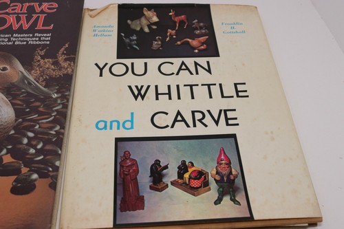 Lot 2 Wood Carving Books How to Carve Wildfowl You Can Whittle Vintage Hardcover - Picture 3 of 4