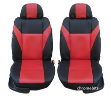 Anteriore Rosso Similpelle Coprisedili per Citroen C1 C2 C3 C4 C5 Xsara Picasso