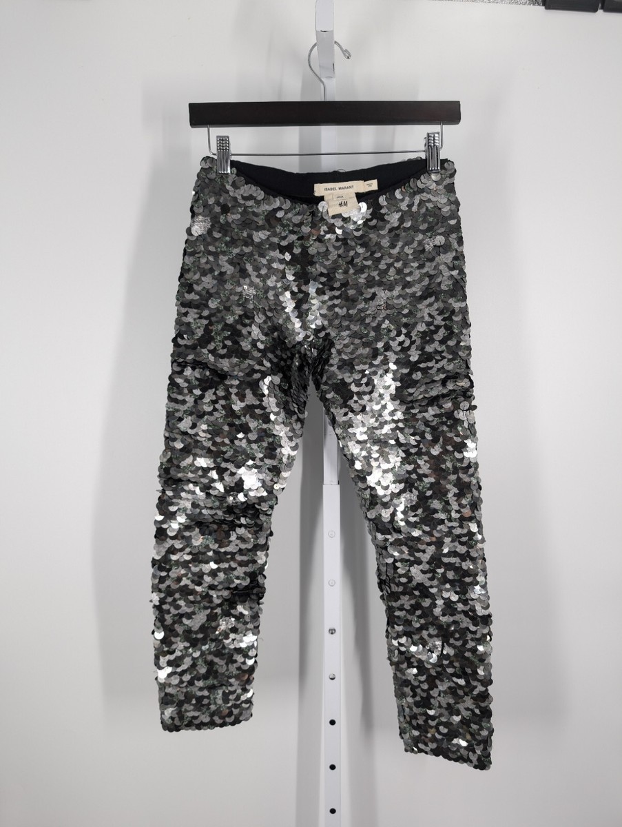 Isabel Marant x HM Mermaid Sequin Leggings Size Stretchy