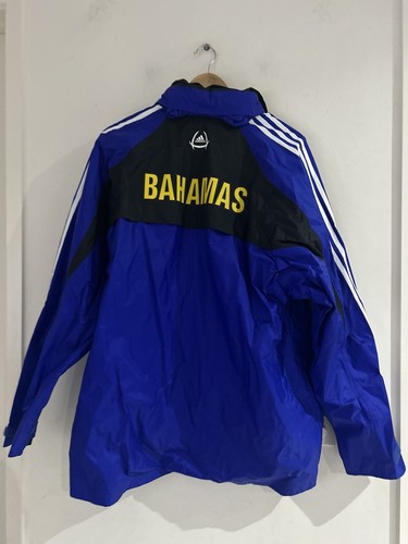 Chaqueta Adidas Para Hombre Mediana Azul Pista Cortavientos Bahamas Olimpiadas Assoc Talla M - Imagen 9 de 12