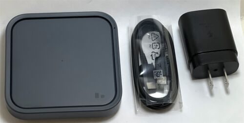 Samsung - 15W Fast Charge Pojedyncza podkładka bezprzewodowa - Czarna - Zdjęcie 1 z 2