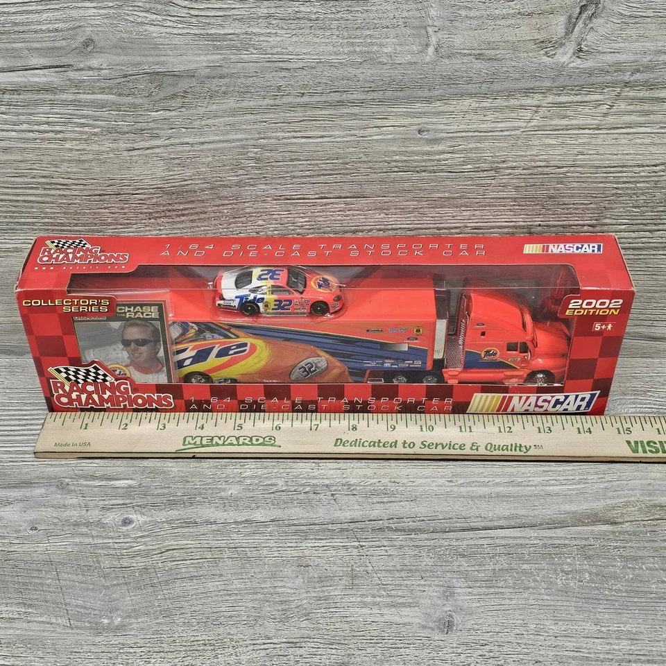 Racing Champions #32 Ricky Craven Tide Transporter & Stock Car Chase The Race Foto 2 de 4